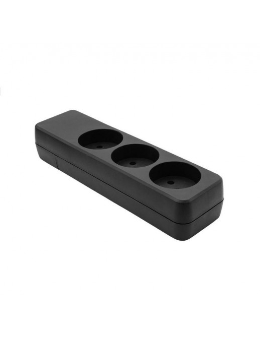 K3-0B K3-0B ProXtend Danish Power Strip 3-way Black 829526 Type K