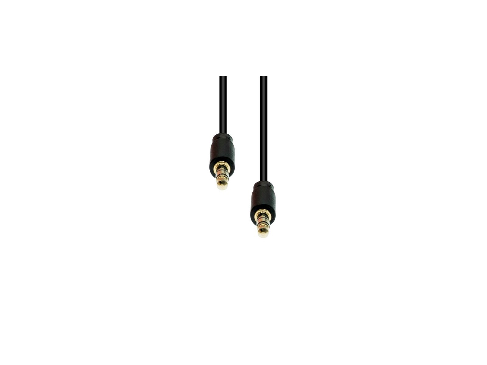 M4S-005 M4S-005 ProXtend Mini-Jack 4-Pin Slim Cable M-M Black 0.5M AUD-121, 835229 NONE - Only use for non-battery items