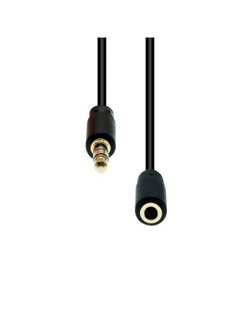 M4EXS-005 M4EXS-005 ProXtend Mini-Jack 4-Pin Slim Extension Cable Black 0.5M 829476 NONE - Only use for non-battery items