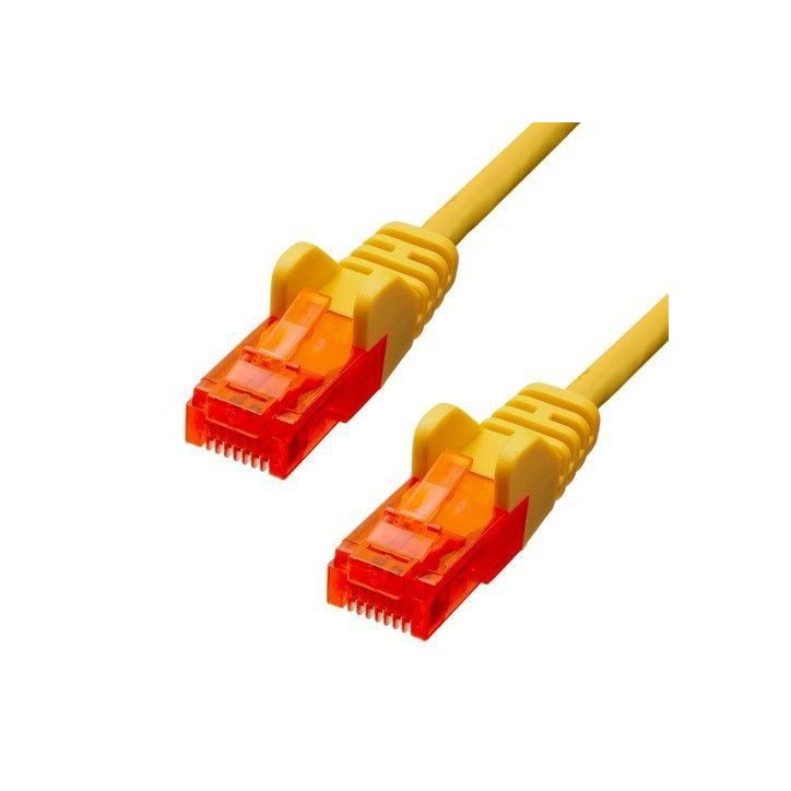 V-6UTP-05Y ProXtend CAT6 U/UTP CCA PVC Ethernet Cable Yellow 5m 832241 NONE - Only use for non-battery items