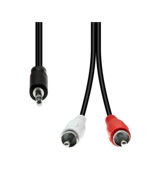 M32XRCA-005 M32XRCA-005 ProXtend Mini-Jack 3-Pin to 2 x RCA Cable M-M Black 0.5M AUD-120, 835249 NONE - Only use for non-batt...