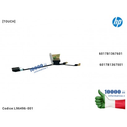 L96496-001 Cavo Flat LCD HP Pavilion X360 14-DW 14M-DW [TOUCH] L96496-001 6017B1367601 6017B1367501