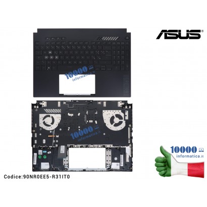 90NR0EE5-R31IT0 Tastiera Italiana ASUS TUF Gaming FA507 FA507XQ FA507NV FA507NU FA507NUR Poggiapolsi Tastiera Italiana Retroi...