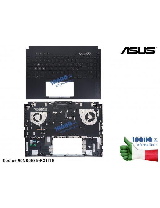 90NR0EE5-R31IT0 Tastiera Italiana ASUS TUF Gaming FA507 FA507XQ FA507NV FA507NU FA507NUR Poggiapolsi Tastiera Italiana Retroi...