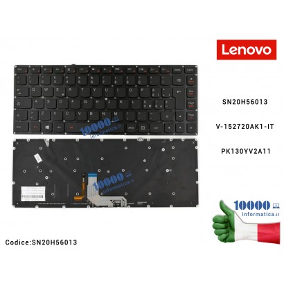 SN20H56013 Tastiera Italiana Retroilluminata LENOVO Yoga 900-13ISK (80MK) (80SD) Yoga 900-13ISK2 (80UE) SN20H56013 V-152720AK...