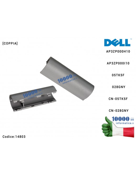14803 Copri Cerniere Coperchio DELL Inspiron 3510 3511 3515 3520 3521 3525 [COPPIA] AP3ZP000H10 AP3ZP000I10 05TK5F 028GNY 5TK...