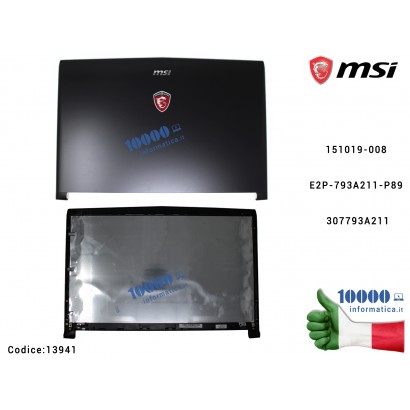 307-793A211-Y31 Cover LCD MSI GL72 GP72 Leopard Pro (MS-179B) (MS-1792) (MS-1793) (MS-1794) (MS-1795) (MS-1799) 151019-008 E2...