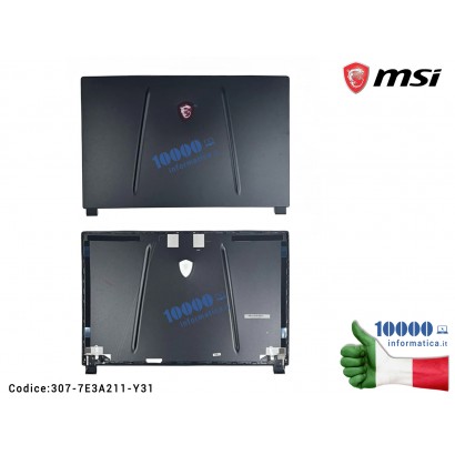 307-7E3A211-Y31 Cover Scocca Superiore LCD MSI GE75 Raider GP75 GL75 Leopard (MS-17E1) (MS-17E2) (MS-17E5) (MS-17E7) (MS-17E4...