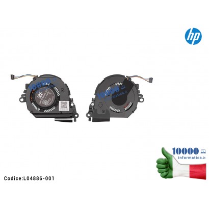 L04886-001 Ventola Fan CPU HP Spectre X360 13-AE 13-AE000 13T-AE000 13-AP TPN-Q199 ND55C03-17D17 ND55C03-17D16 L04886-001