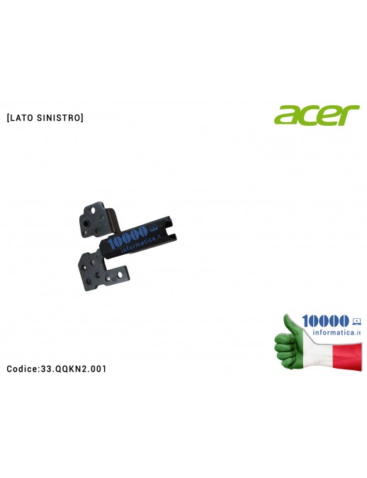 33.QQKN2.001 Cerniera [SX] Hinge ACER Nitro 14 AN14-41 [LATO SINISTRO] 33.QQKN2.001 33QQKN2001