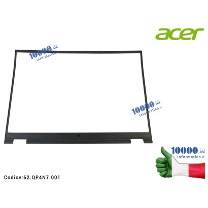 62.QP4N7.001 Cornice LCD ACER Predator Helios 18 PH18-72 62.QP4N7.001 62QP4N7001 Lcd Front Bezel Cover