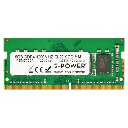 2P-KCP432SS8/8 2P-KCP432SS8/8 8GB DDR4 3200MHz CL22 SODIMM