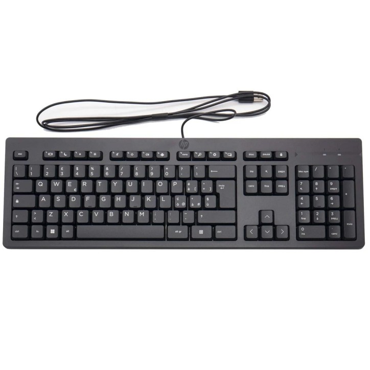 266C9AAABZ HP 125 Tastiera 266C9AA Italiana con cavo Originale HP Wired Keyboard Italian 266C9AAABZ HP 125 Tastiera 266C9AA Italiana con cavo Originale HP Wired Keyboard Italian