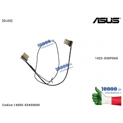 14005-03450600 Cavo Flat LCD ASUS [OLED] VivoBook X513 X513E X513EP X513EQ X513IA X513UA S513 S513EA S513UA M513EQ F513 F513E...