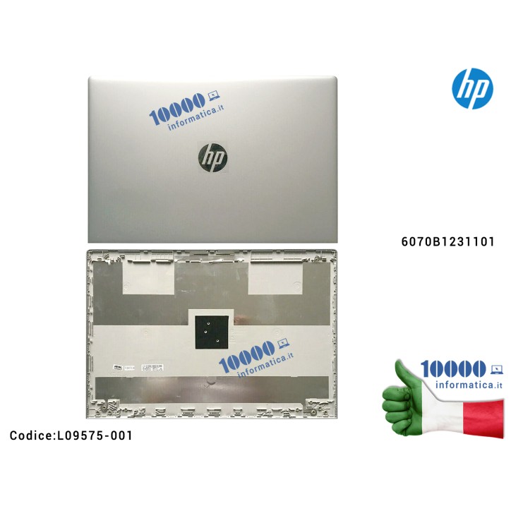 Cover LCD (Silver) HP ProBook 650 G4 650 G5 655 G4 655 G5 L09575-001 6070B1231101 Laptop Back Cover Top Rear Lid