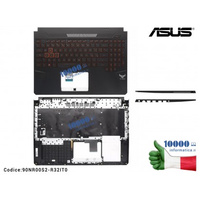 90NR00S2-R32IT0 Tastiera Italiana Completa di Top Case Superiore ASUS TUF Gaming FX505G FX505GE [Retroilluminata] 90NR00S2-R3...