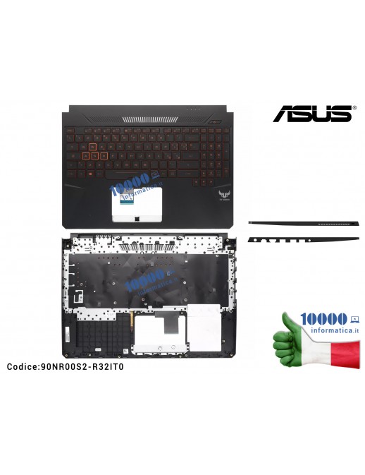 90NR00S2-R32IT0 Tastiera Italiana Completa di Top Case Superiore ASUS TUF Gaming FX505G FX505GE [Retroilluminata] 90NR00S2-R3...