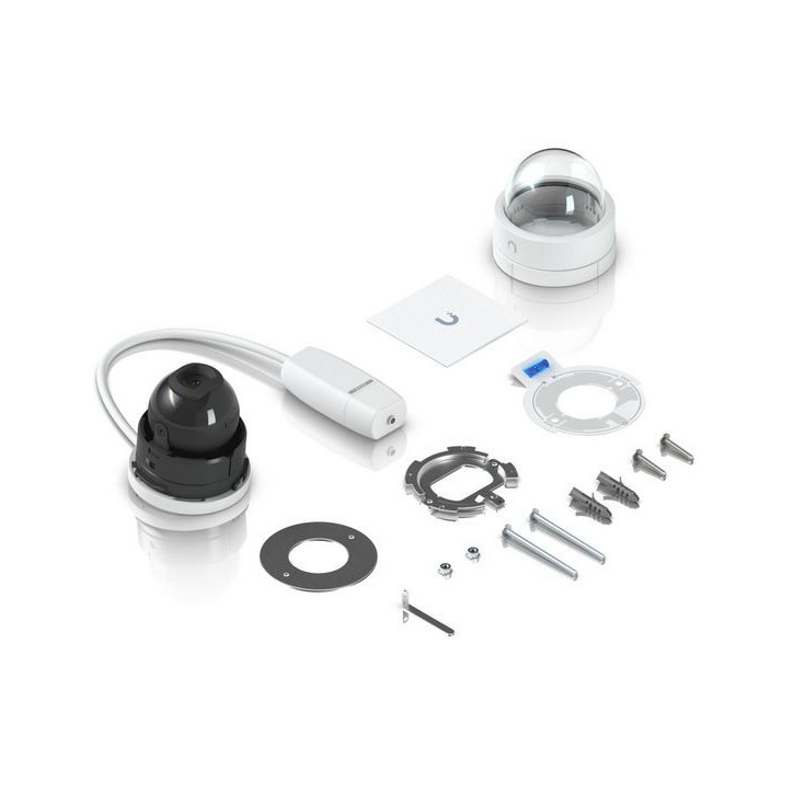 UVC-G5-DOME-ULTRA Ubiquiti 1/2.4" CMOS, 4MP 2688 x 1512 (16:9) video, IR LED, Dual-core Arm Cortex-A7, PoE, IK06, Aluminum alloy