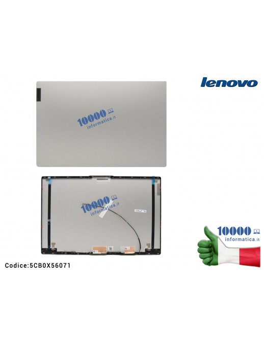 14844 Cover LCD Scocca Superiore LENOVO ideapad 5-15IIL05 Grigia - 5CB0X56071 Cover Scocca Lenovo Ideapad 5 15IIL05 15ARE05 1...