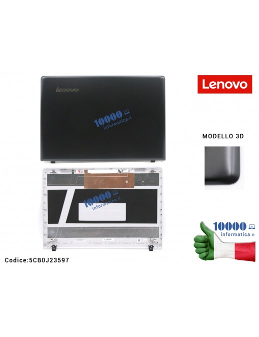 5CB0J23597 Cover LCD LENOVO [3D] IdeaPad Z51-70 (80K6) 500-15ISK (80NT) [NERO] 5CB0J23597