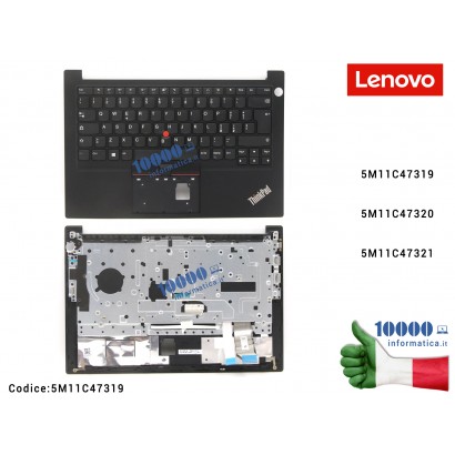 5M11C47319 Tastiera Italiana [Finger Print] LENOVO ThinkPad E14 Gen 4 (21EB) (21EC) 5M11C47319 5M11C47320 5M11C47321 Top Case...