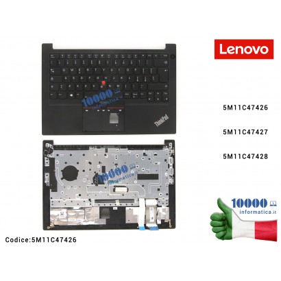 5M11C47426 Tastiera Italiana [Retroilluminata] LENOVO ThinkPad E14 Gen 4 (21EB) (21EC) 5M11C47426 5M11C47427 5M11C47428 Top C...