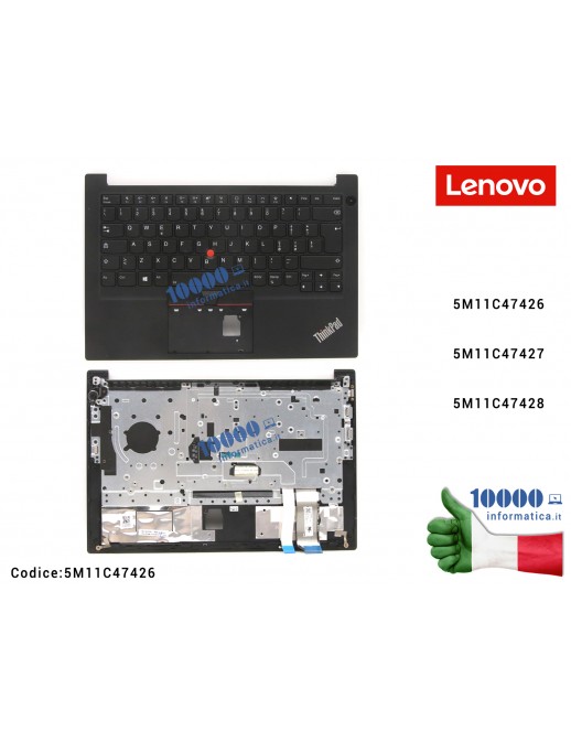5M11C47426 Tastiera Italiana [Retroilluminata] LENOVO ThinkPad E14 Gen 4 (21EB) (21EC) 5M11C47426 5M11C47427 5M11C47428 Top C...