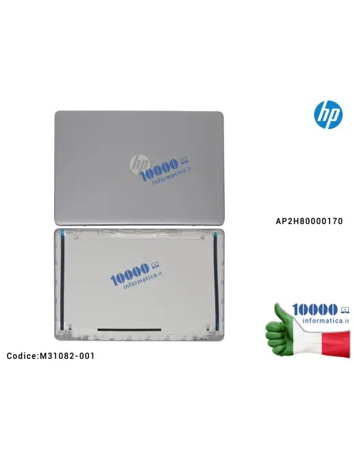 M31082-001 Cover LCD [Asteroid Silver] HP 250 G8 255 G8 15S-DU 15S-DY 15-DW TPN-C139 (ARGENTO) M31082-001 AP2H80000170