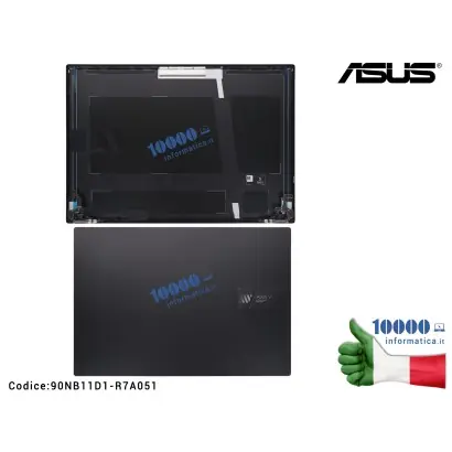 90NB11D1-R7A051 Cover LCD ASUS VivoBook 16X K3605V K3605VU K3605VC K3605VV (Indie Black) 90NB11D1-R7A051