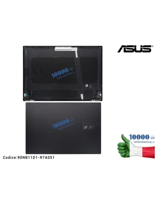 90NB11D1-R7A051 Cover LCD ASUS VivoBook 16X K3605V K3605VU K3605VC K3605VV (Indie Black) 90NB11D1-R7A051