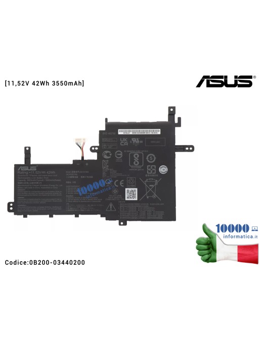 0B200-03440200 Batteria B31N1842 ASUS K513 K513E X513E X513EQ X513I...