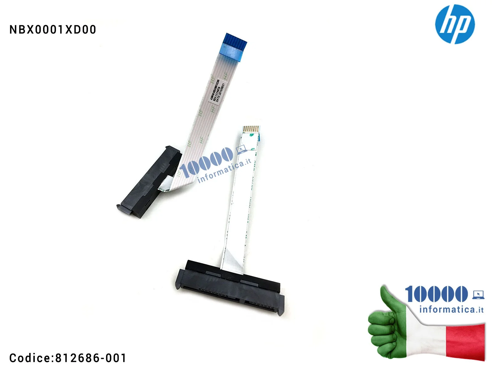 812686-001 Cavo Connettore Hard Disk HDD SATA HP Envy 15-AE 15-AH M6 M6-P 15-T 15T-A NBX0001XD00 812686-001