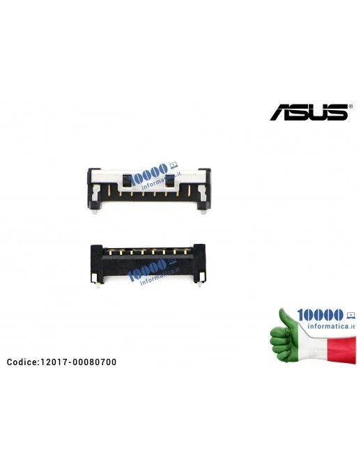 12017-00080700 Connettore Batteria Jack Battery ASUS VivoBook S15 S510 X510 X530 X570 GL504 GL702 per Motherboard Scheda Madr...
