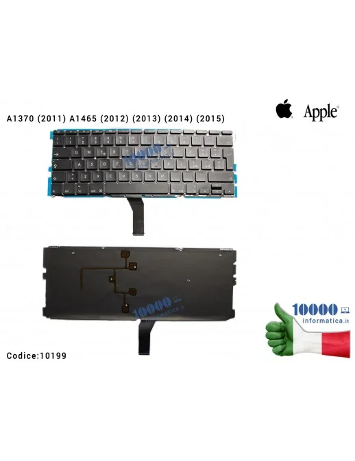 10199 Tastiera Italiana APPLE MacBook Air 11,6" A1370 (2011) A1465 (2012) (2013) (2014) (2015)[RETROILLUMINATA] MC505 MC506