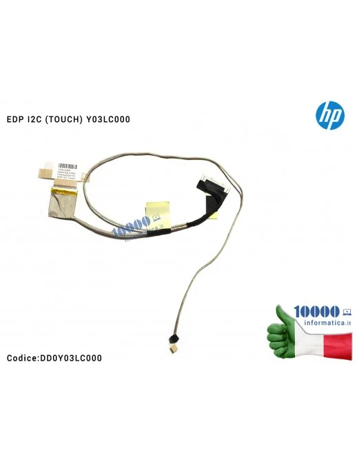DD0Y03LC000 Cavo Flat LCD HP DD0Y03LC000 14-P 14-P000 (TOUCH) EDP I2C Y03LC000