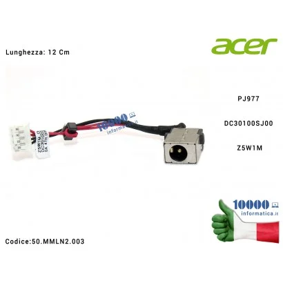 50.MMLN2.003 Connettore DC Power Jack PJ714 ACER Aspire ES1-511 ES1-520 ES1-521 ES1-522 R7-572 Packard Bell EasyNote TF71BM D...