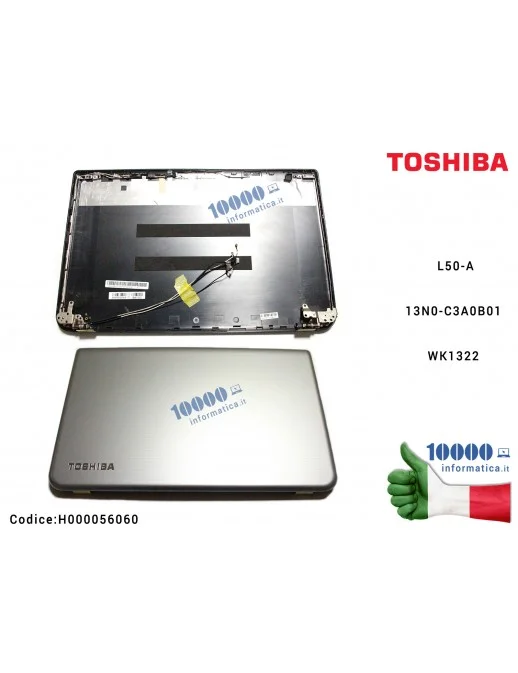 H000056060 Cover LCD TOSHIBA Satellite L50-A [SILVER] 13N0-C3A0B01 WK1322
