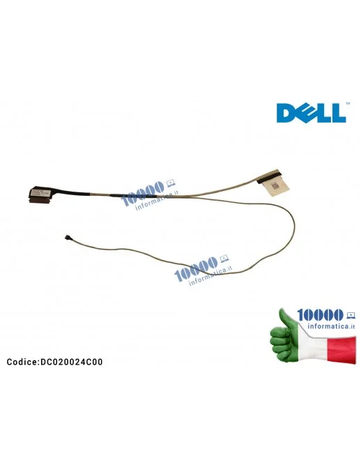 MC2TT Cavo Flat LCD DELL [30 PIN] (HD) Inspiron 15-5000 3559 5555 5558 5559 5758 Vostro 3558 3559 0MC2TT CN-0MC2TT DC020026Q00