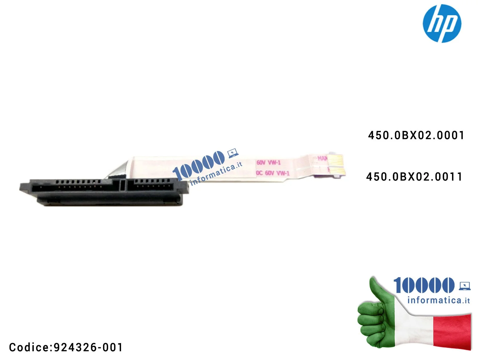 924326-001 Cavo Connettore Hard Disk HDD SATA HP Envy X360 15-BP 15-BQ 15M-BQ 15M-BP 6017B0722701 450.0BX02.0001 450.0BX02.0011