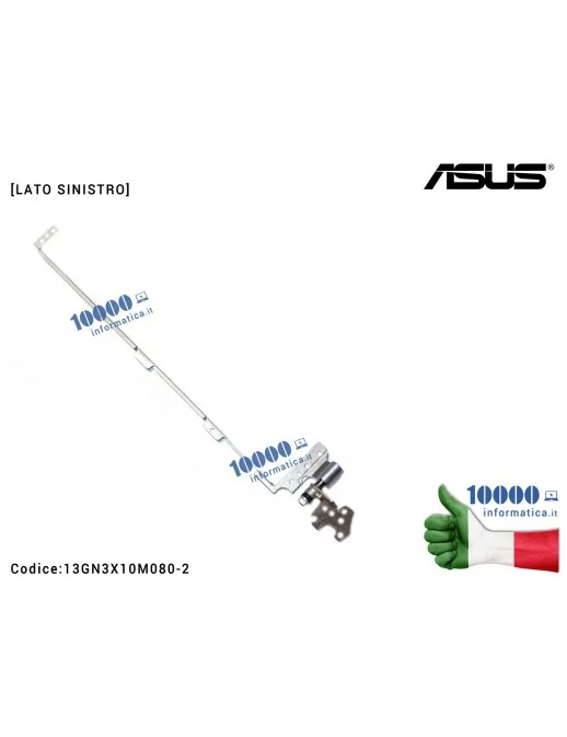 13GN3X10M080-2 Cerniera Hinge ASUS K73 K73E K73SD K73SJ K73SM K73SV [LATO SINISTRO]