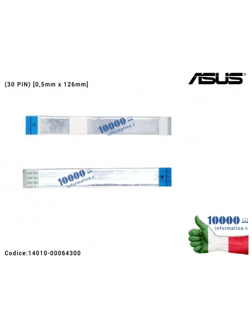 14010-00064300 Cavo Collegamento IO FFC (30 PIN) [0,5mm x 126mm] ASUS X502 X502C X502CA 14010-00064300