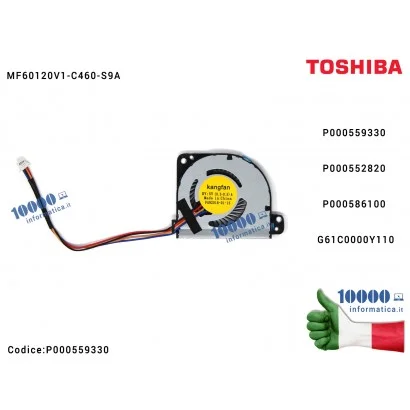 P000559330 Ventola Fan TOSHIBA Portege Z830 Z835 Z930 Z935 Z830-T06S Z830-C18S Z830-K16S Z830-K01S Z830-K02S P000559330 P0005...