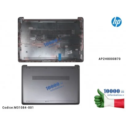 M31084-001 Bottom Case Scocca Cover Inferiore HP 250 255 G8 G9 (Silver) - M31084-001 Bottom Case Inferiore [Asteroid Silver] ...