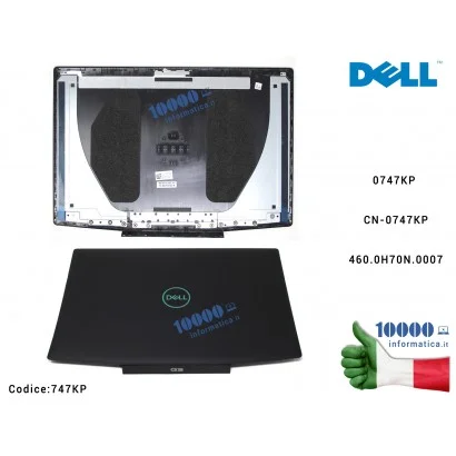 747KP Cover LCD DELL G3 15 3590 3500 (NERO/LOGO BLU) 0747KP CN-0747KP 747KP 460.0H70N.0007