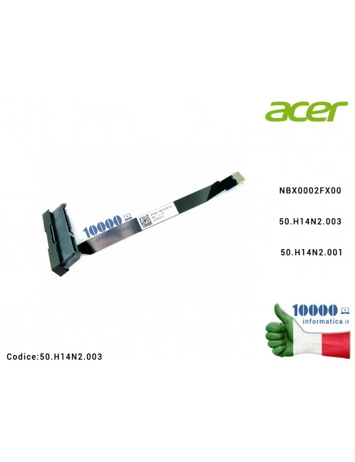 50.H14N2.003 Cavo Hard Disk FFC HDD ACER Aspire A315-33 A515-52 A515-52G A515-52K AN515-52 AN515-53 AN515-54 AN715-51 EH5AW N...