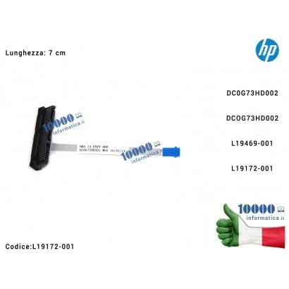 L19469-001 Cavo Connettore Hard Disk HDD SATA HP [7 cm] Pavilion 14-CE 14-BP 14-BK DCOG73HD002 L19172-001 L19469-001 14-CE002...