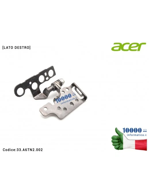 33.A6TN2.002 Cerniera [DX] Hinge ACER Aspire A317-33 A317-53 A317-53G [LATO DESTRO] 33A6TN2002 33.A6TN2.002