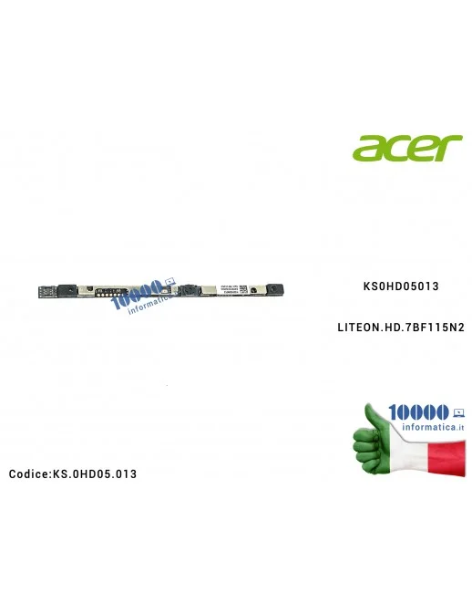 KS.0HD05.013 Webcam + Microfono ACER Aspire A715-73G Swift SF114-32 SF313-51 SF314-41 SF314-54 SF315-52 SF514-54T Spin SP513-...