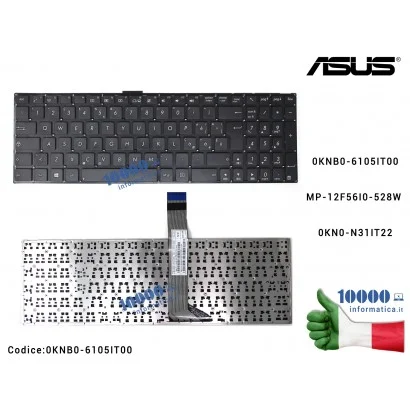 0KNB0-6105IT00 Tastiera Italiana ASUS K56 K56C K56CA K56CB K56CM S56C S56CA S56CB S56CM (NO FRAME) (FLAT LUNGO) 0KN0-N31IT130...
