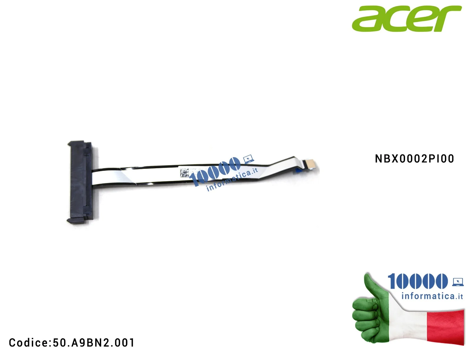 50.A9BN2.001 Cavo Hard Disk HDD ACER Aspire A115-32 A315-35 A315-58G A317-33 A317-53 A317-53G Extensa EX215-32 EX215-54 EX215...